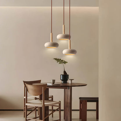 Fesara | Elegant Stone LED Pendant Light