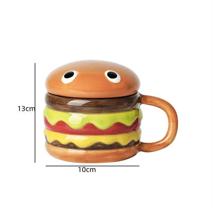 Funny Burger Shaped Coffee Mug