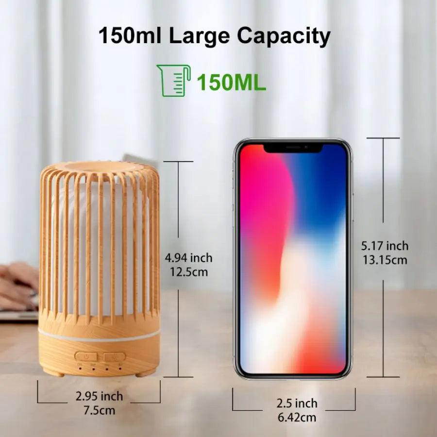 Compact USB Aroma Essential Oil Diffuser
