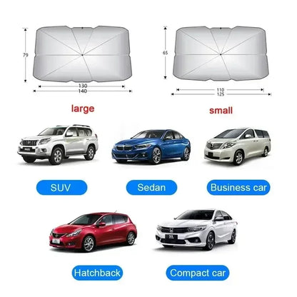 Portable Car Sun Shade Foldable UV Blocker