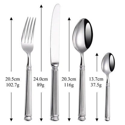 High Quality Silver Cutlery Set