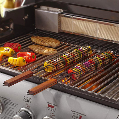 Quick Kebab Stainless Steel BBQ Skewer Maker - Fesara