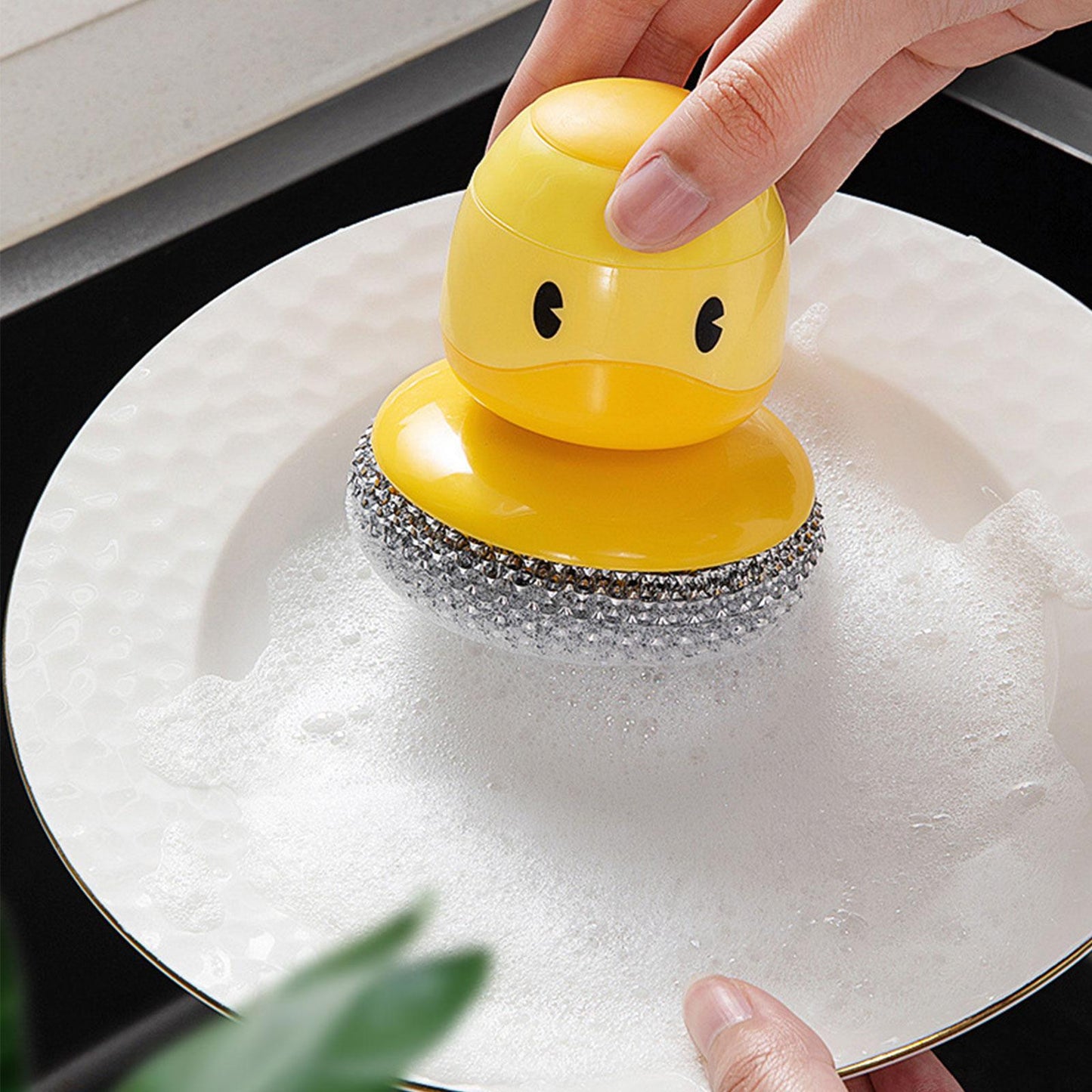 Fun Duck Shaped Dish Scrubber