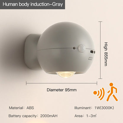 Smart Motion Activated Rechargeable Wall Light
