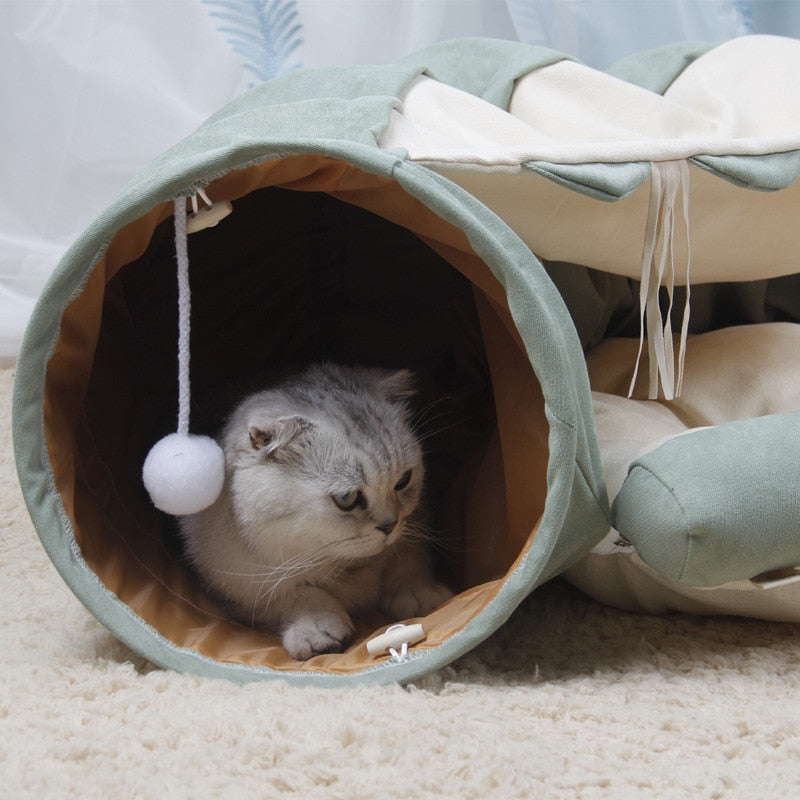 Fesara | Collapsible Pet Play Tunnel House Bed