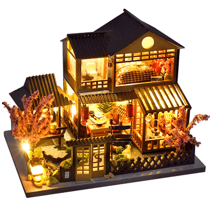 Small Japanese Model House Building Set - Fesara
