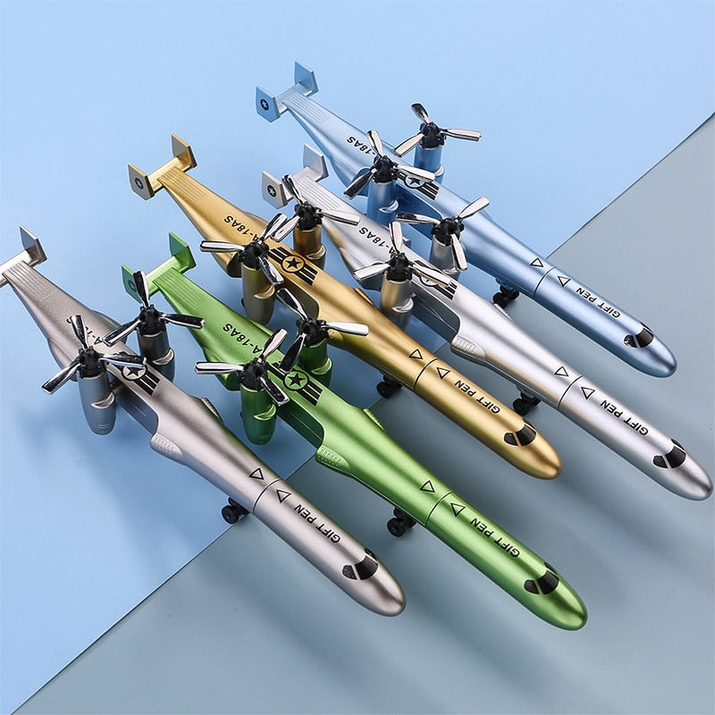 Colorful Plane Shaped Gel Ink Pen - Fesara