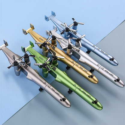 Colorful Plane Shaped Gel Ink Pen - Fesara