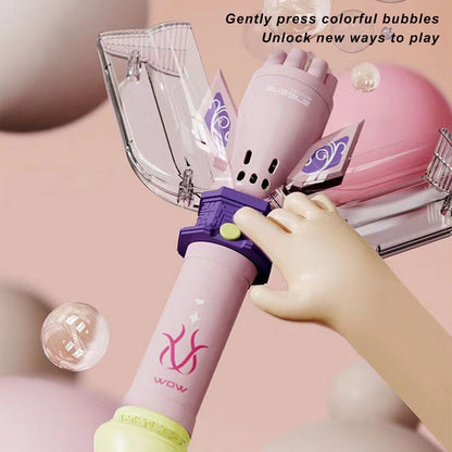 Colorful Bubble Blowing Magic Wand
