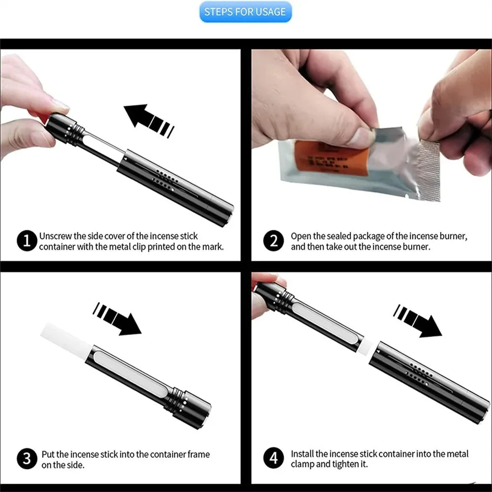 Fresh Car Air Freshener Clip with Essential Oils