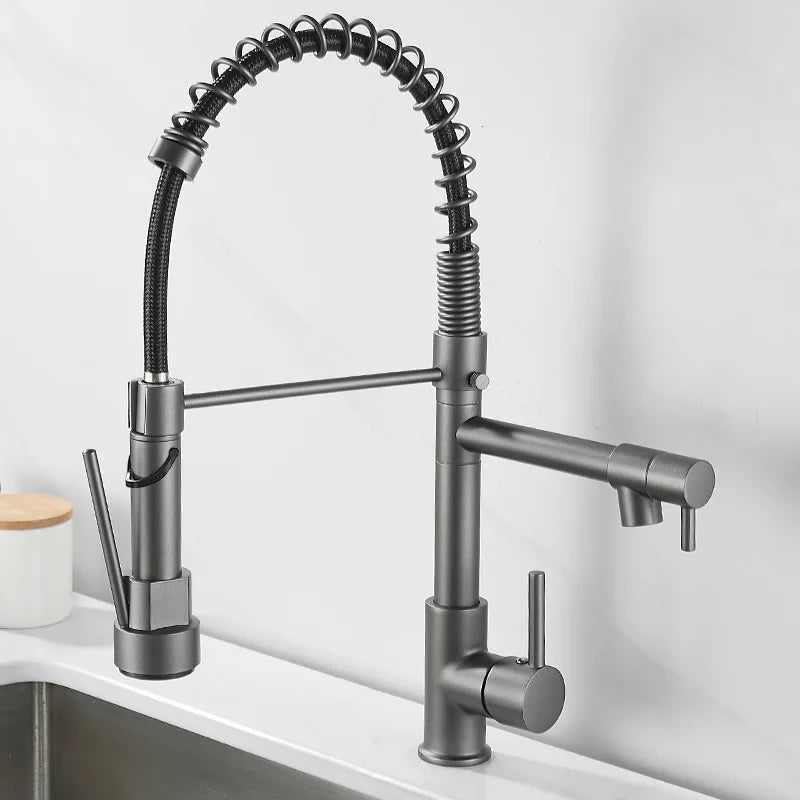 Premium Double Handle Oil Rubbed Bronze Faucet