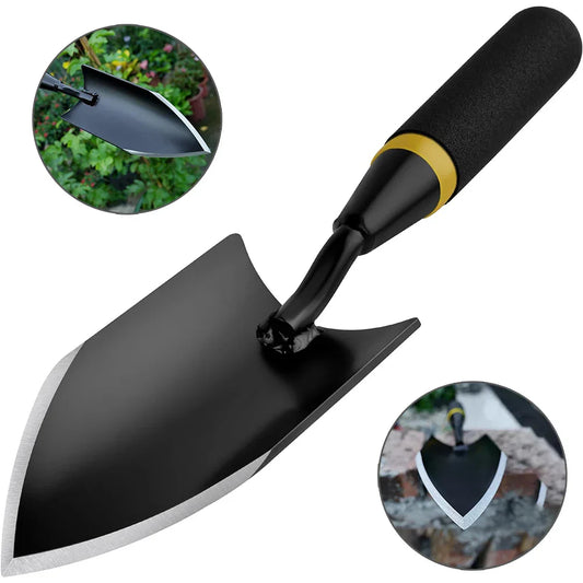 Heavy Duty Garden Spade with Ergonomic Handle - Fesara