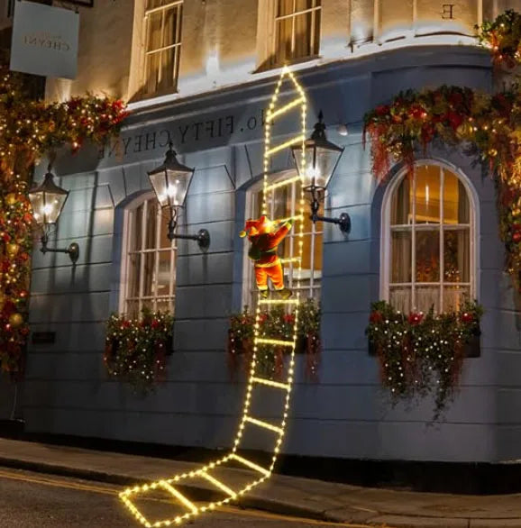 Festive LED Christmas Climber Decoration with 8 Modes