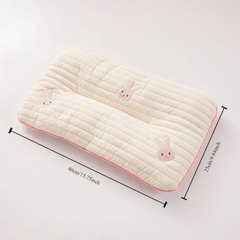 Soft Baby Head Support Pillow with Memory Foam Cushion