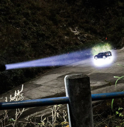 Compact Rechargeable LED Flashlight with Clip