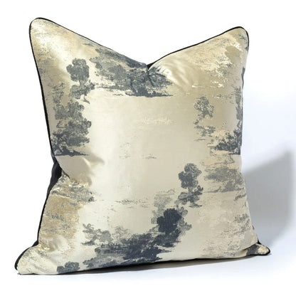 Soft Decorative Pillowcase with Geometric Pattern