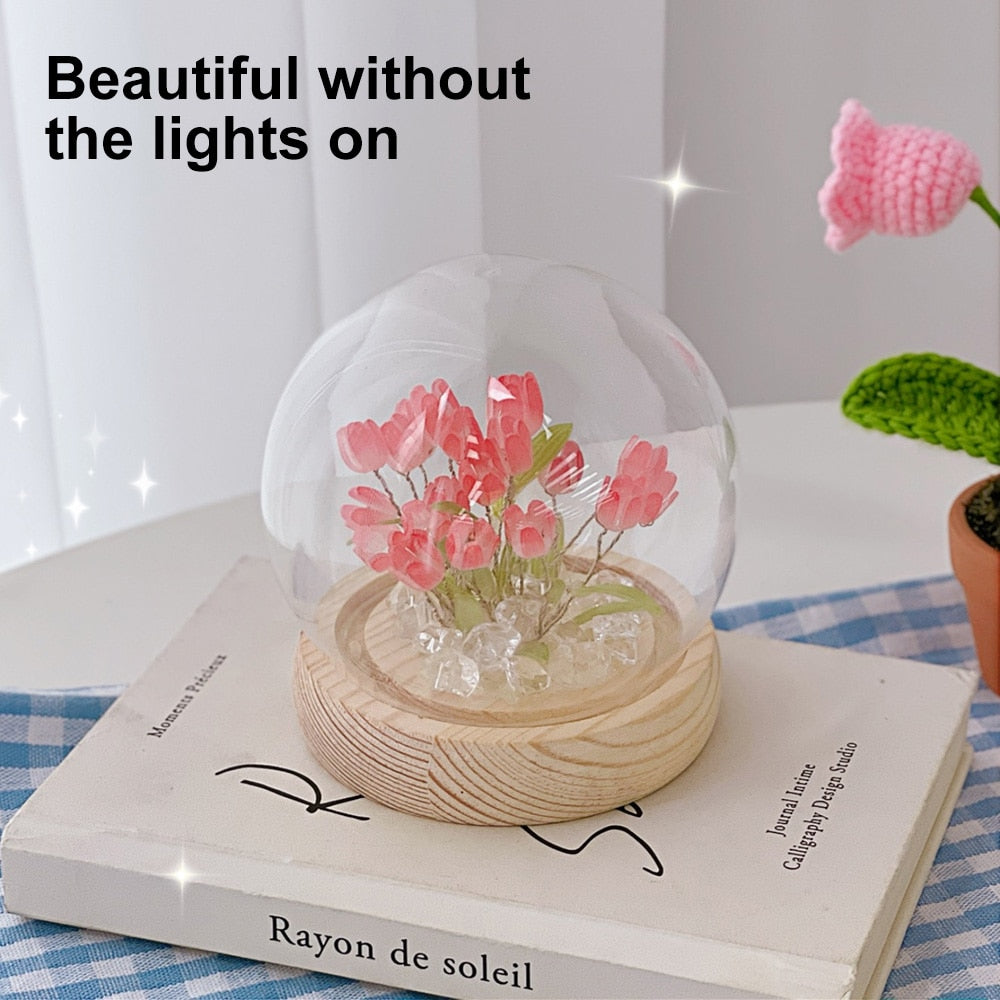 Beautiful Floral Table Night Light