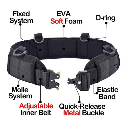Durable Quick Release Web Belt for Outdoor Adventures