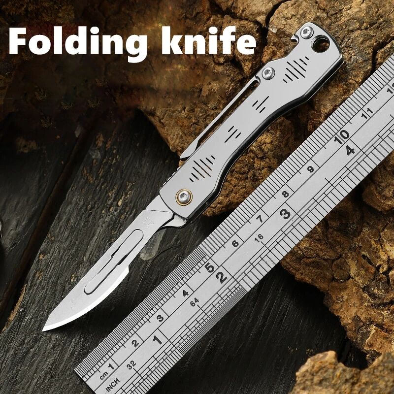 Portable Outdoor Camping Stainless Steel Pocket Knife