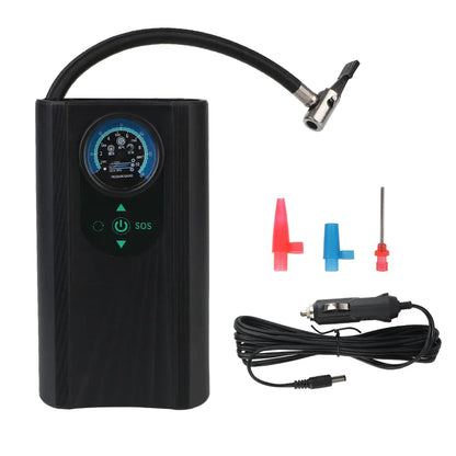 Compact 12V Air Compressor Pump for Car & Bike