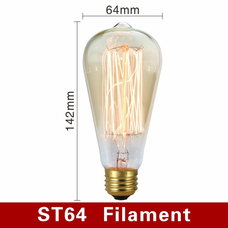 Retro Style Edison Bulbs - Fesara