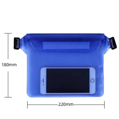 Waterproof Phone Pouch with 3 Layer Seal & Adjustable Belt