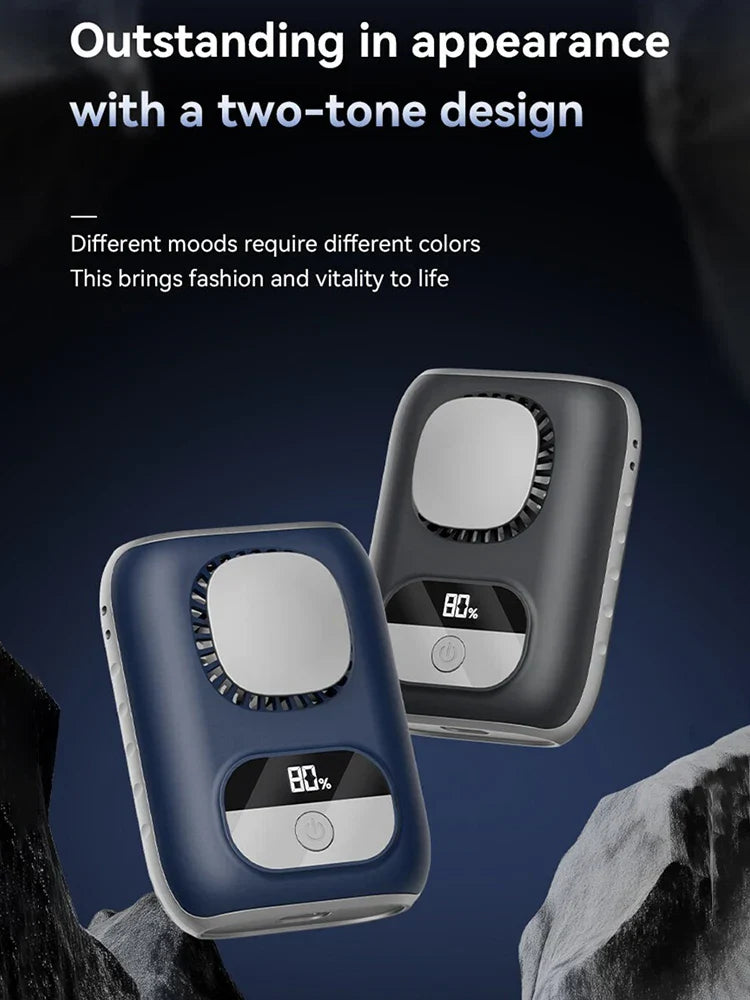 Compact Personal Waist Fan with LED Display