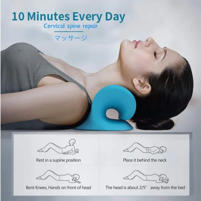 Contour Neck Support Pillow for Back Pain Relief