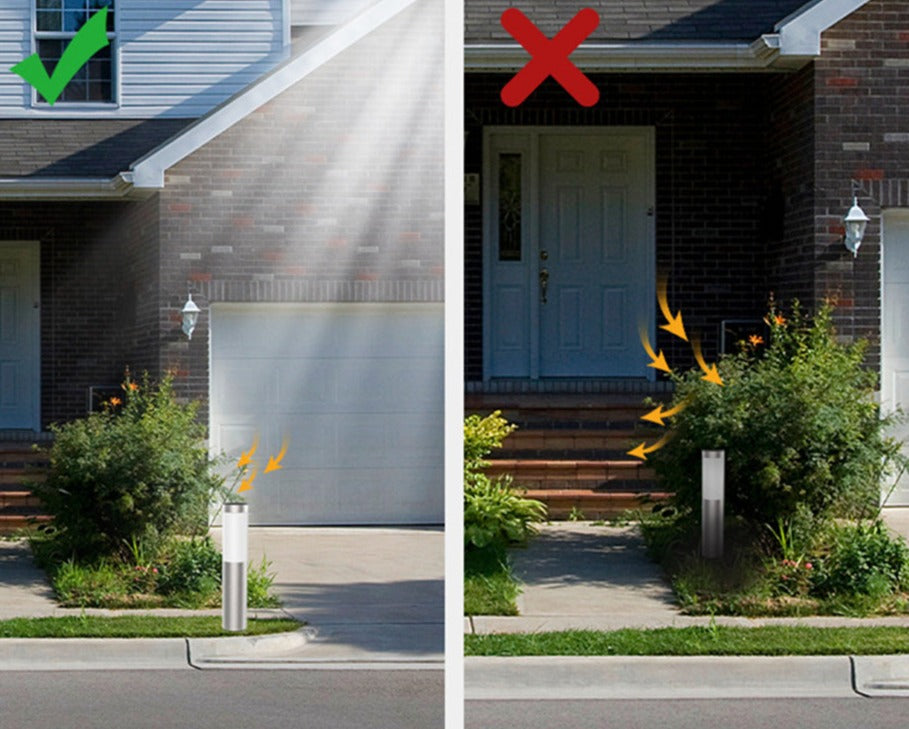 Solar Powered Outdoor Pathway Lamp