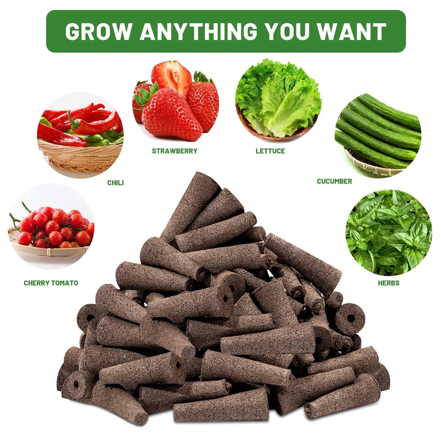 Seed Starting Sponges 50 Pack for Hydroponic Plants