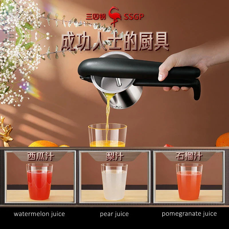 Premium Manual Citrus Juicer with High Juice Extractor