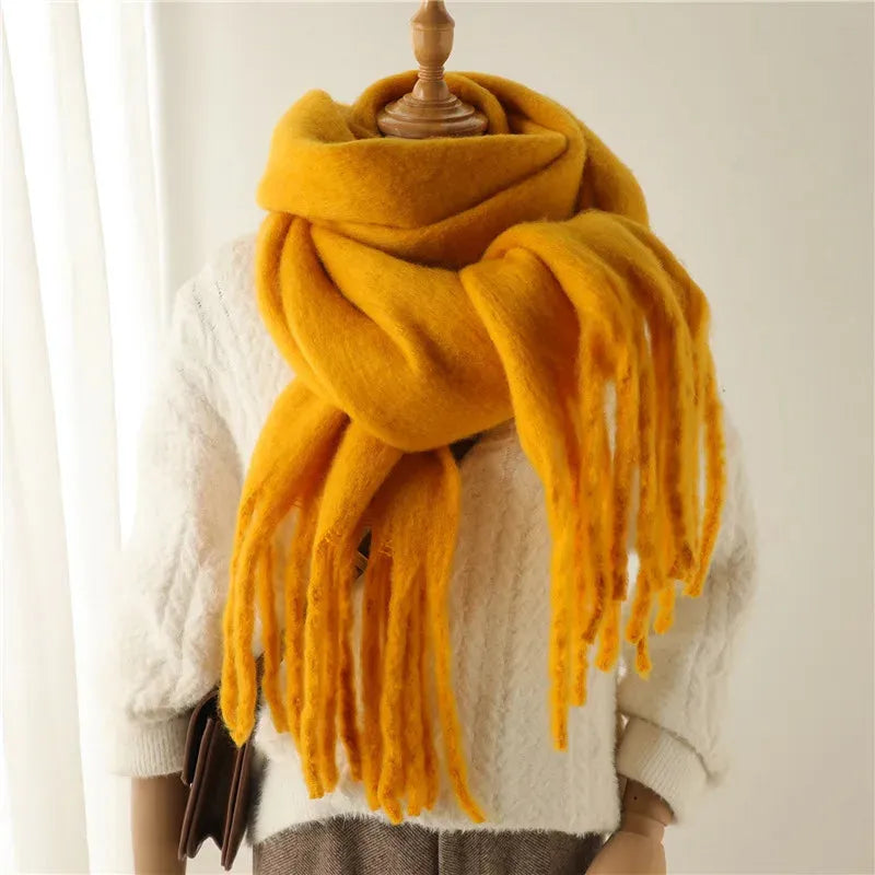 Cozy Solid Color Fesara Throw Blanket