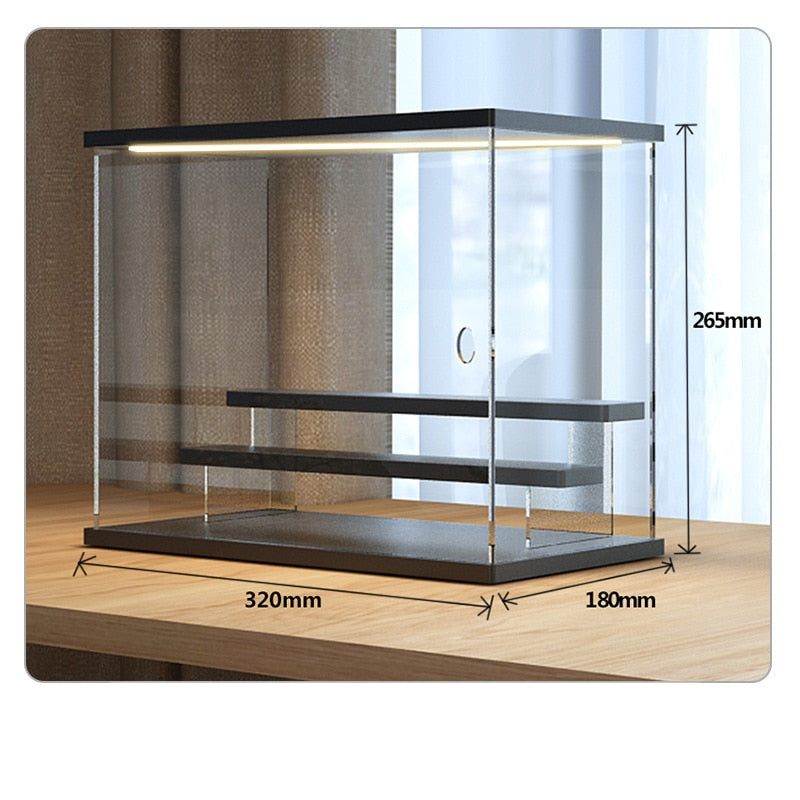 Clear Plastic LED Showcase Box
