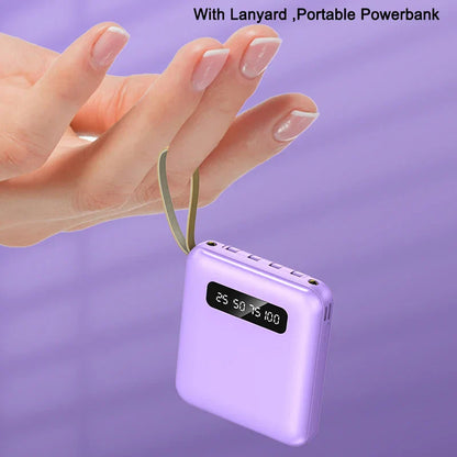 Compact Portable Charger 20000mAh Fast Charging Power Bank
