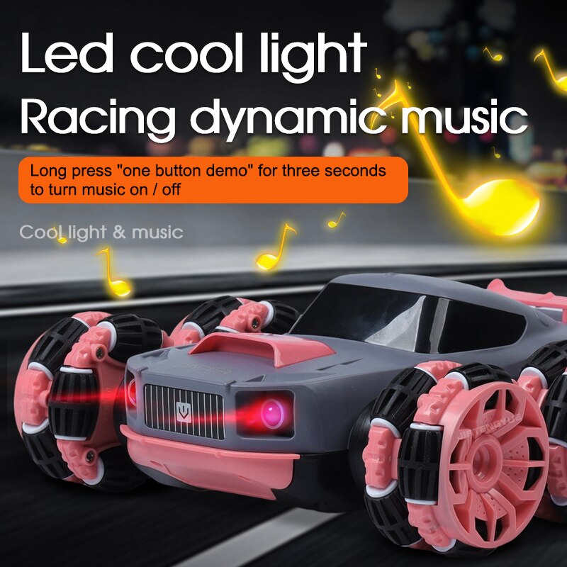 Fast Electric Remote Control 6 Wheel Stunt Car