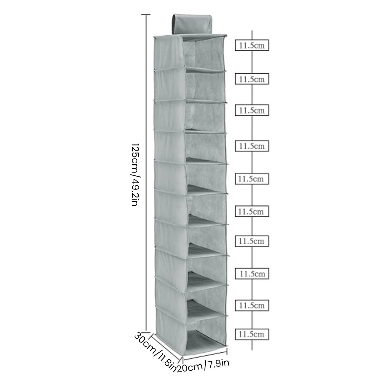 Collapsible Closet Storage Shelf Organizer - Fesara