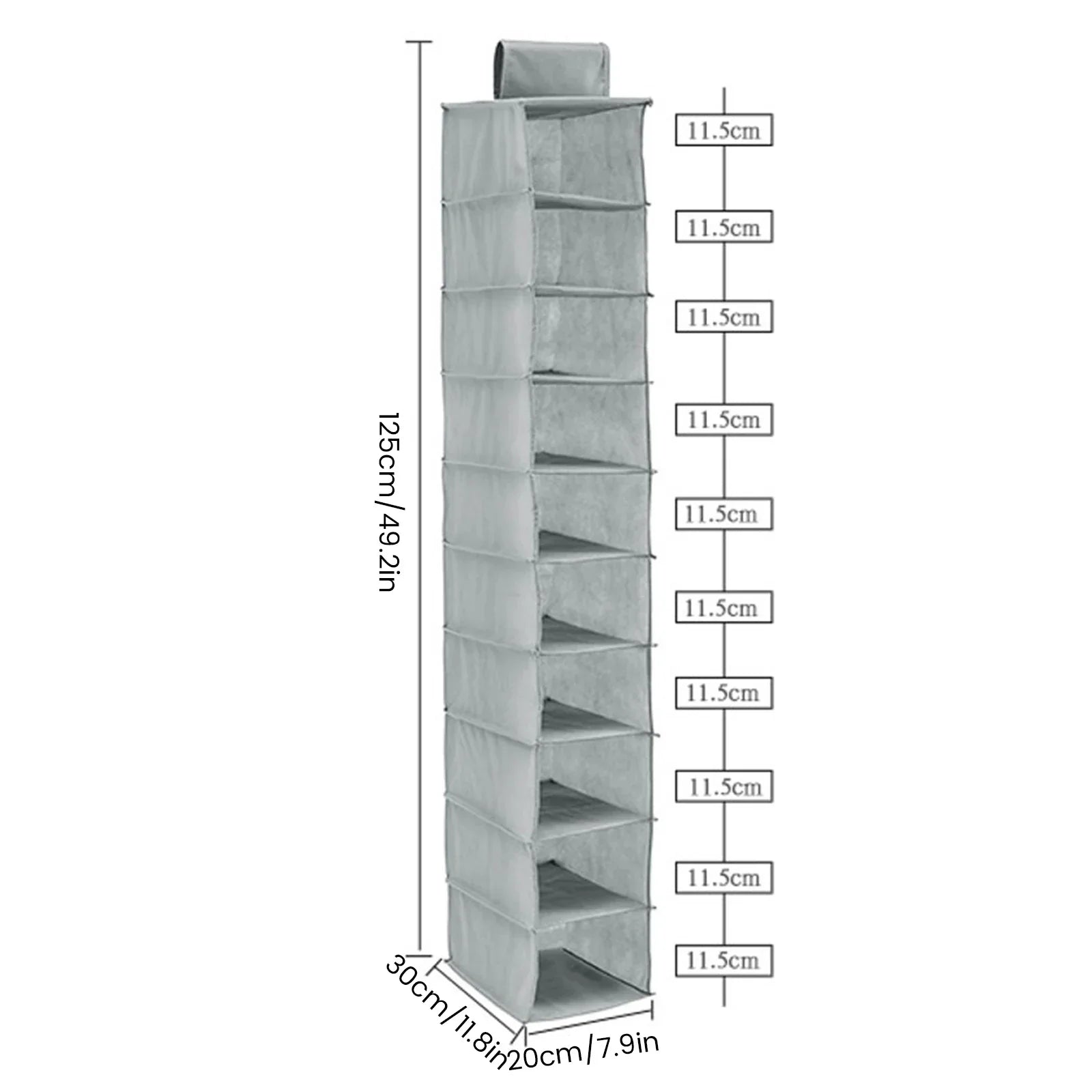 Collapsible Closet Storage Shelf Organizer - Fesara