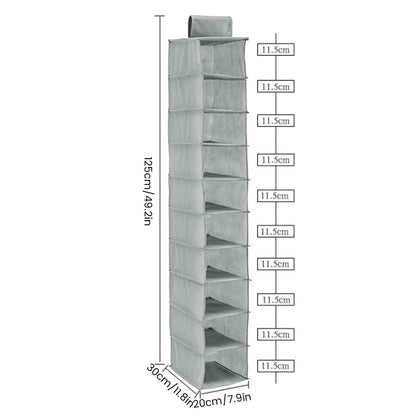 Collapsible Closet Storage Shelf Organizer - Fesara
