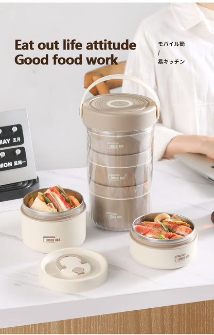 Insulated Spill-Proof Stackable Food Container Box