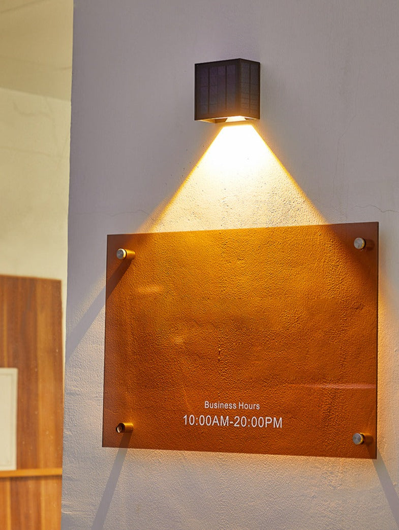 Solar Powered Outdoor Wall Light