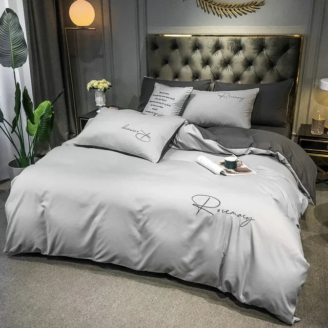 Luxurious Embroidered Duvet Cover Set