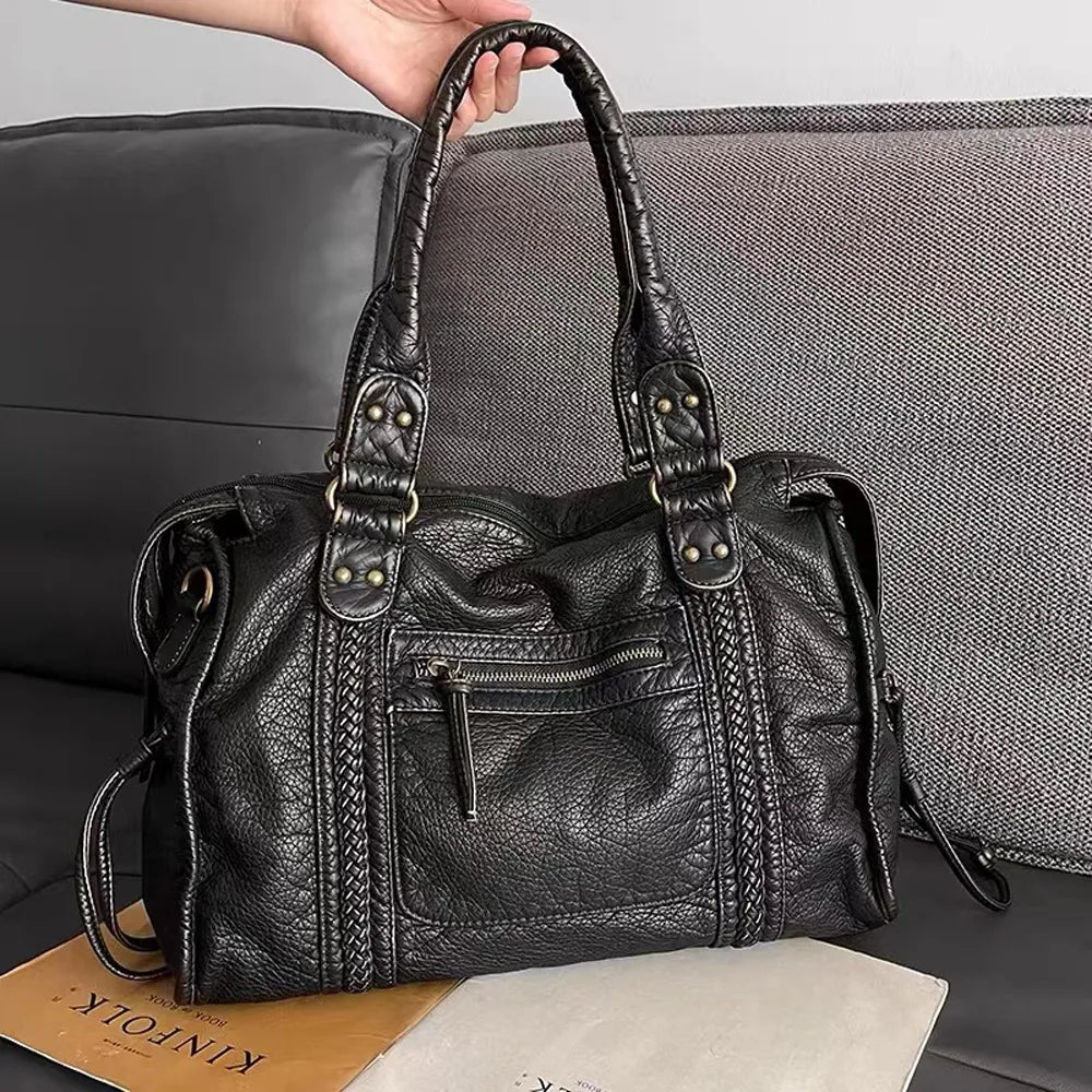 Classic Brown Vintage Crossbody Bag