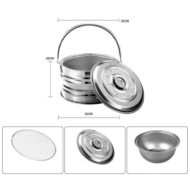 Outdoor Portable Camping Cooking Pot - Fesara