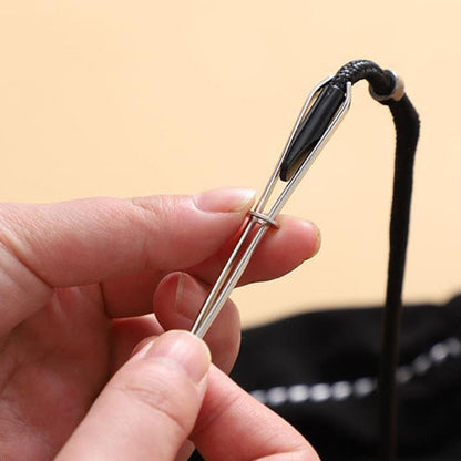 Easy Use 2 Pack Cord Threader Tweezers