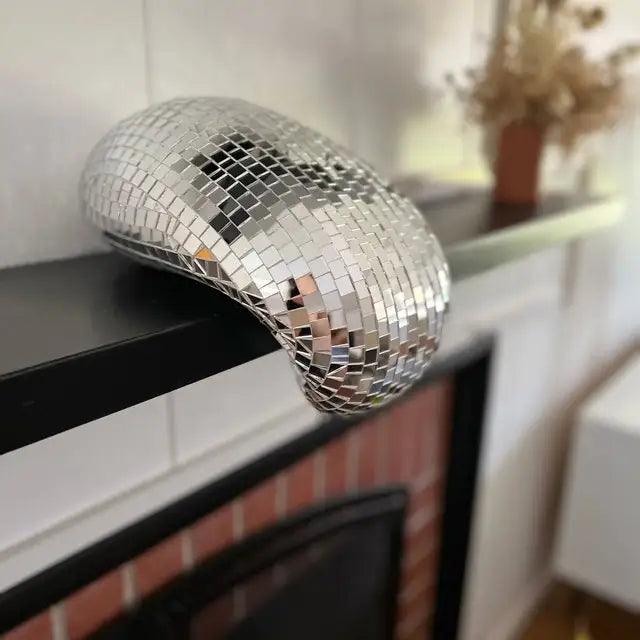 Shiny Disco Ball Wall Hanging – Sparkly Decorative Art