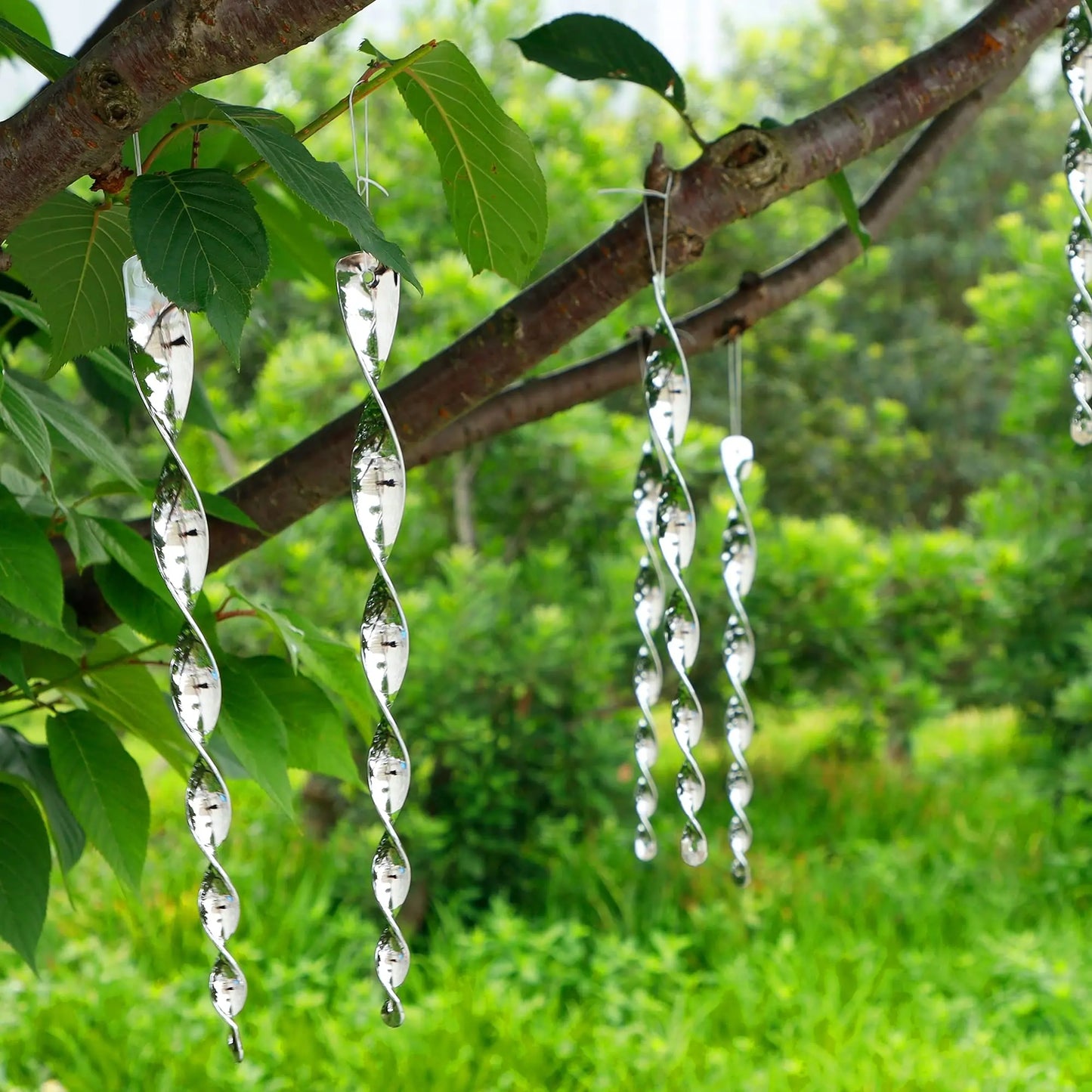 Bird Repellent Reflective Garden Sticks 12 Pack