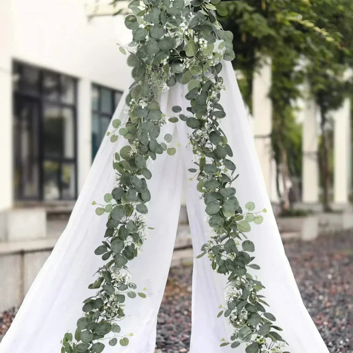 Fresh Eucalyptus Artificial Flower Garland Set