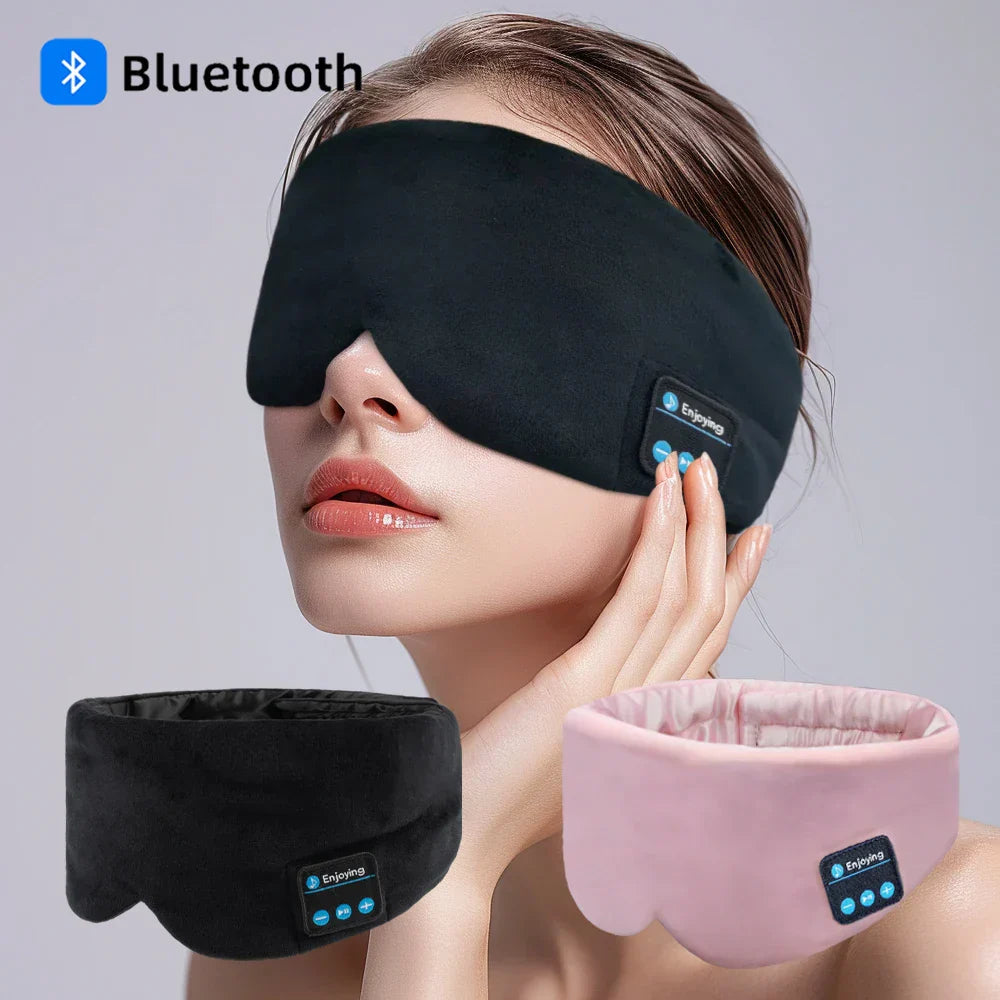 Sleep Mask With Wireless Headphones