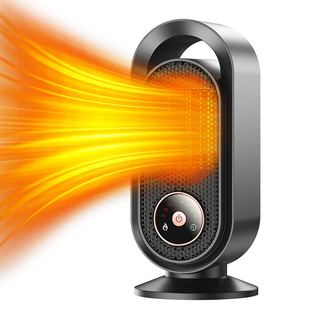 Compact 1000W Personal Space Heater for Home Office