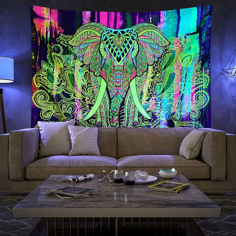 Vibrant Glow Wall Hanging Tapestry